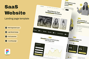 Investment Solution Web Landing Page, a Landing Page Template by UICreative