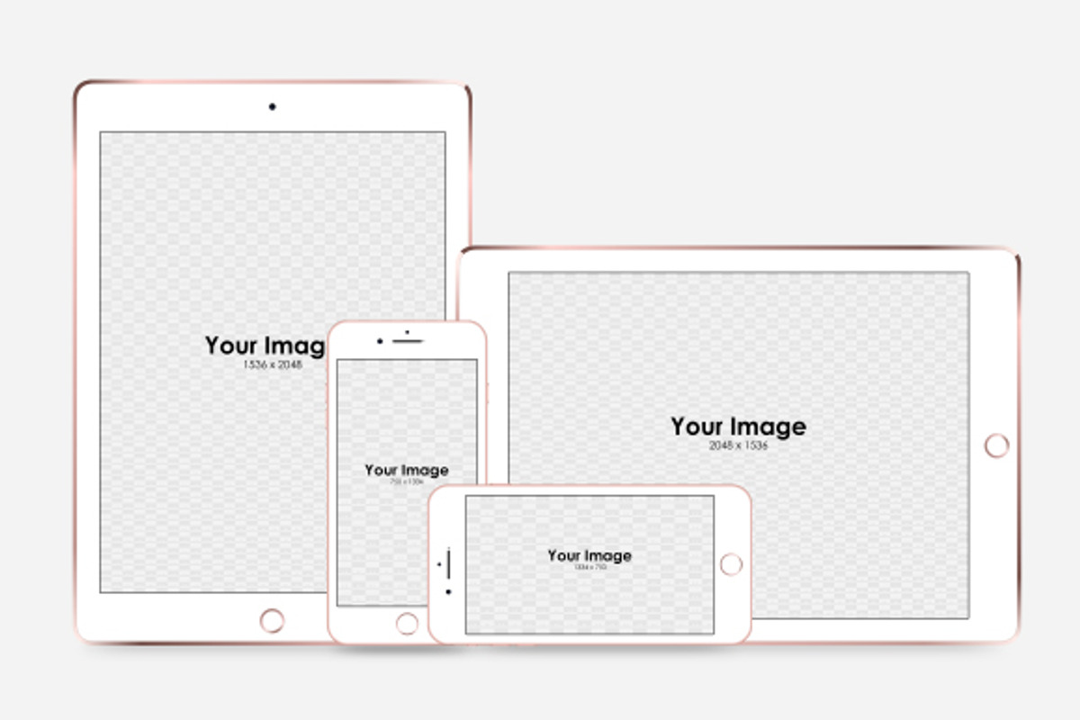 Responsive Screen Simple Mockups Set, an iPhone Mockup by tamiq (Photo 2 of 7)