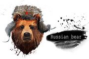 Set bear portraits .4 styles, an Animal Illustration by art_mouse (Thumbnail 2 of 5)