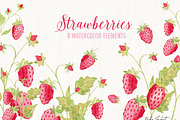 strawberries, an Illustration by helloPAPER (Thumbnail 1 of 2)