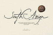 South Assign - Vintage Inspired Font, a Script Font by Sarid Ezra (Thumbnail 1 of 10)