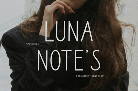 Luna Notes | A Minimalist Sans