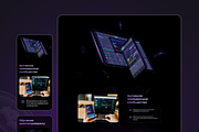 Crypto Trade Landing page, a Landing Page Template by Shoppie (Thumbnail 2 of 5)