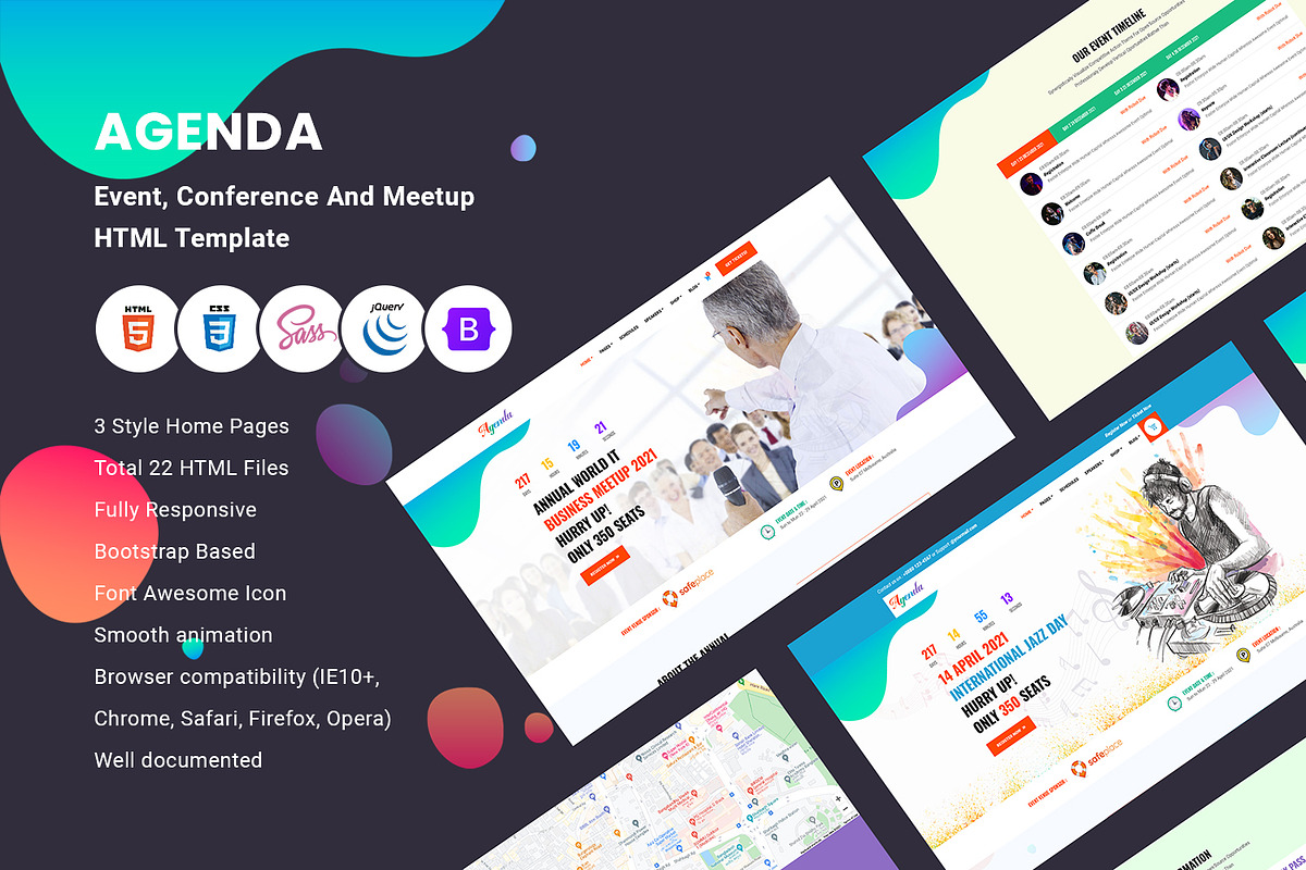 Event, Conference HTML5 Template, a HTML Template by CodexCoder Themes