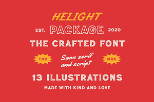 Helight - Crafted Font