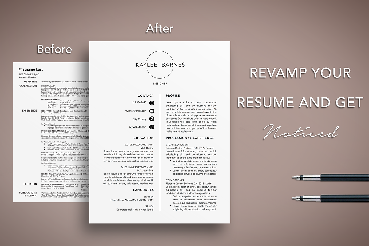 Resume & Cover Letter Template, a Resume Template by The Creative Resume (Photo 7 of 8)