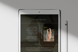 About Me Template for Canva