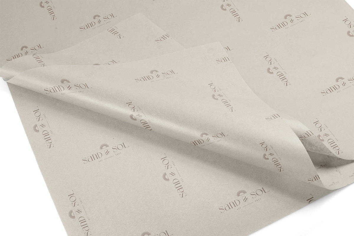 sabrina iii | tissue paper, a Stationery Template by atelier marbl (Photo 3 of 4)