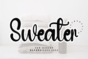 Sweater, a Handwritten Font by InermediaSTUDIO (Thumbnail 1 of 6)