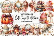 Cute Coquette Autumn Clipart, an Illustration by DreamArtGraphic (Thumbnail 1 of 7)
