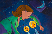 Erev Shabbat II Art, an Illustration by Laura Bolter Design (Thumbnail 2 of 2)
