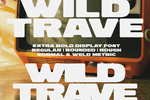 Wild Trave Nostalgic Bold Sans