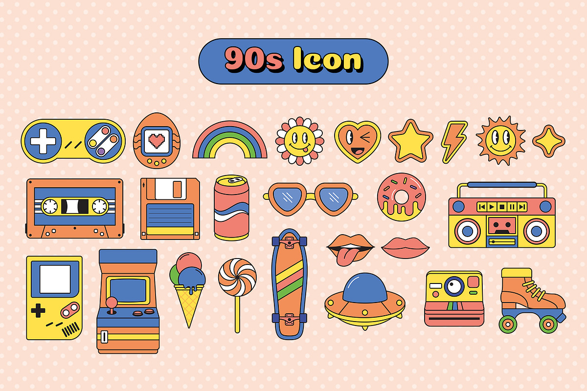 90s Summer Instagram Template, a Social Media Template by muhisya (Photo 11 of 14)