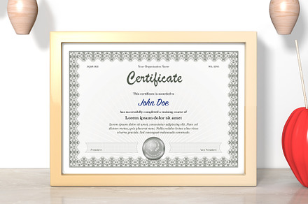 Simple, Clean Certificate Design