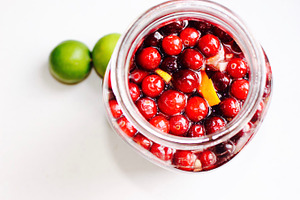 Cranberry Kombucha Sangria