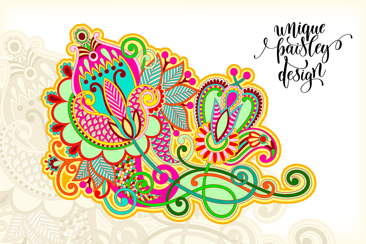 10 PAISLEY DESIGN, a Pattern Graphic by karakotsya (Photo 6 of 11)