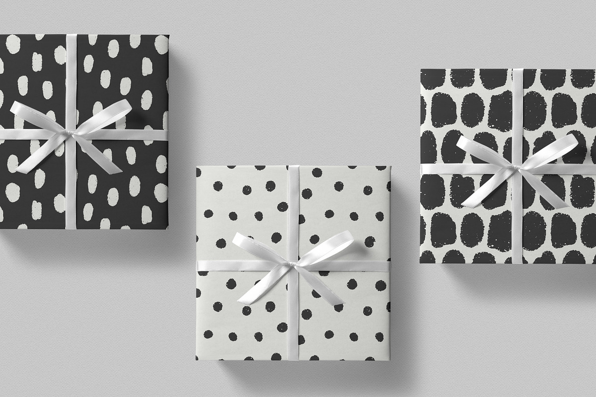 Black & white seamless patterns set, a Pattern Graphic by Good Studio (Photo 24 of 36)