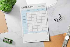 Weekly Food Printable Planner