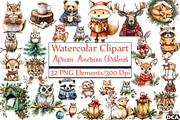 African American Christmas Clipart, an Illustration by DreamCafeArt (Thumbnail 1 of 7)