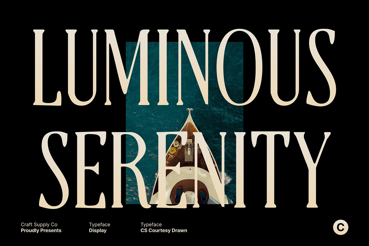 CS Courtesy Drawn, a Serif Font by Craft Supply Co. (Photo 7 of 8)