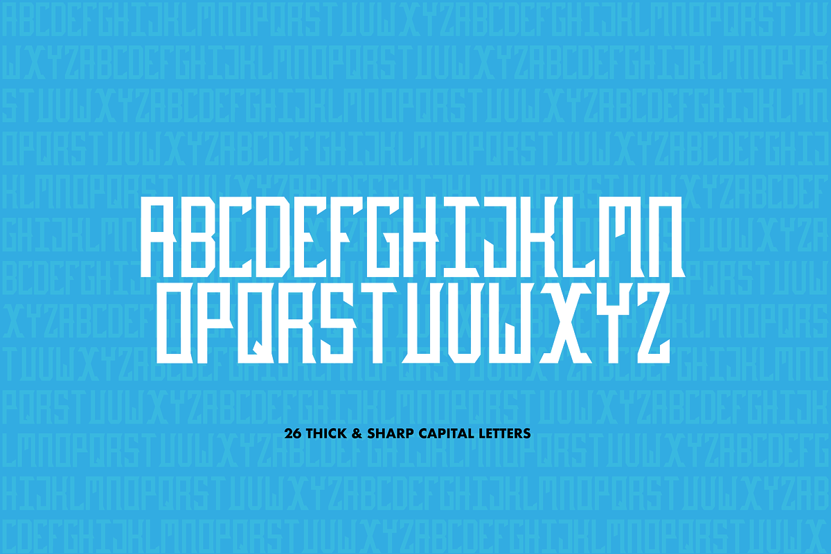 ASD Bravery Font Family preview 3