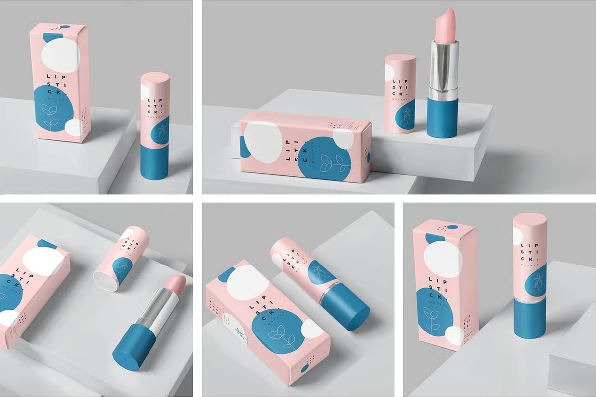 Matte Lipstick Mockups, a Product Mockup by megostudi0 (Photo 1 of 7)