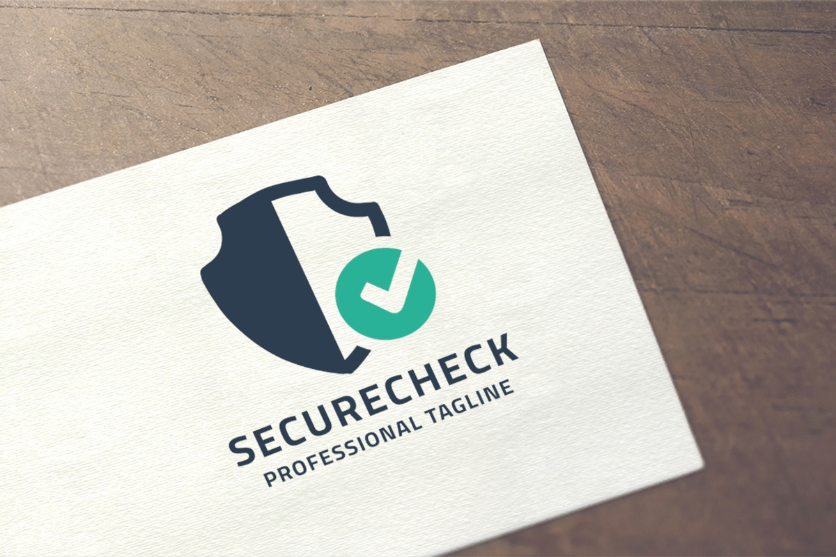 Secure Check Logo, a Branding & Logo Template by Design_Planet