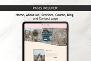Coaching Wix Website Template, a Wix Template by Mindful Digital Co. (Thumbnail 3 of 10)