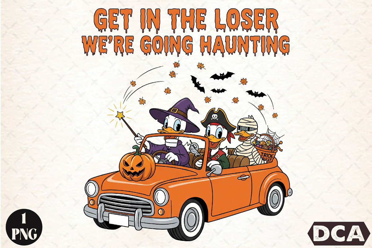 Funny Halloween Goose PNG, an Illustration by DreamCafeArt (Photo 1 of 7)
