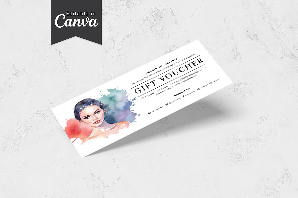 Gift Certificate, a Stationery Template by DesignDevisers (Photo 3 of 6)