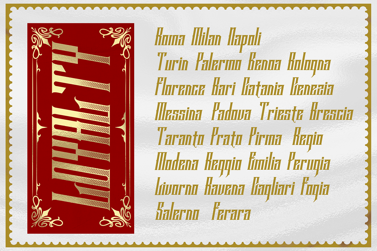 ANTHEMS MODERN BLACKLETTER, a Blackletter Font by dansdesign (Photo 6 of 9)
