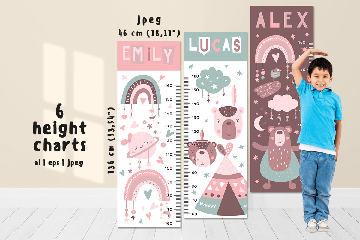 Boho bundle Nursery animals clipart, an Animal Illustration by Nursery Art (Photo 8 of 10)