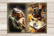 Detective Junk Journal Paper, a Person Illustration by GlamArtZhanna (Thumbnail 2 of 9)