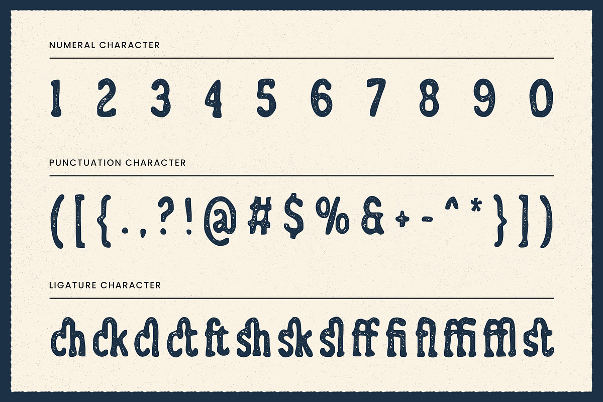 Sandmak – Rough Textured Vintage, a Serif Font by Typia Nesia (Photo 12 of 12)
