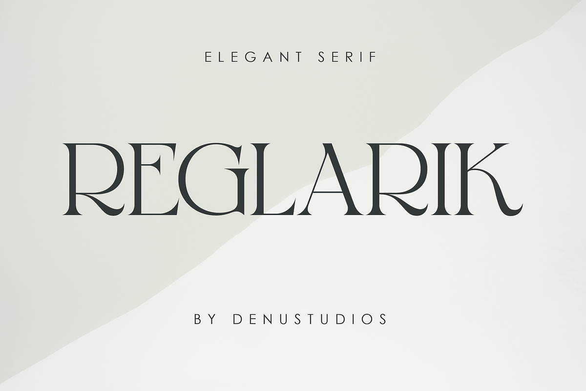 Reglarik | Modern Serif, a Serif Font by Denustudios (Photo 2 of 10)