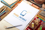 Pixel Mobile Logo, a Branding & Logo Template by Dotnpix (Thumbnail 2 of 5)