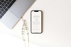 Minimal IPhone Mockup Set