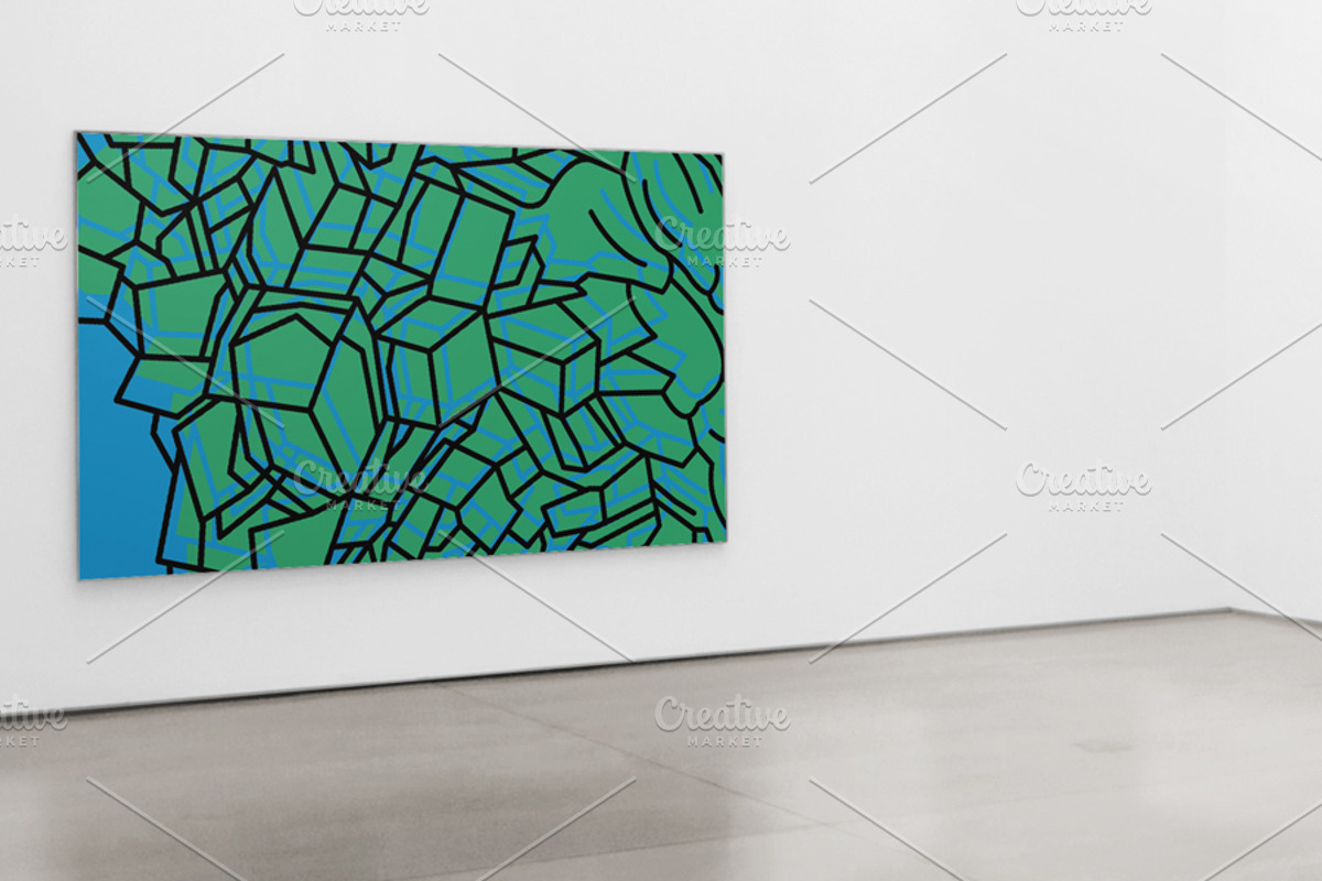 Gallery Exhibition Mockup - 05, a Print Template by Formelier (Photo 4 of 5)