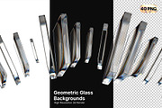 3D Geometric Glass Background Shapes, a Graphic by LarysaZabrotskaya (Thumbnail 7 of 11)