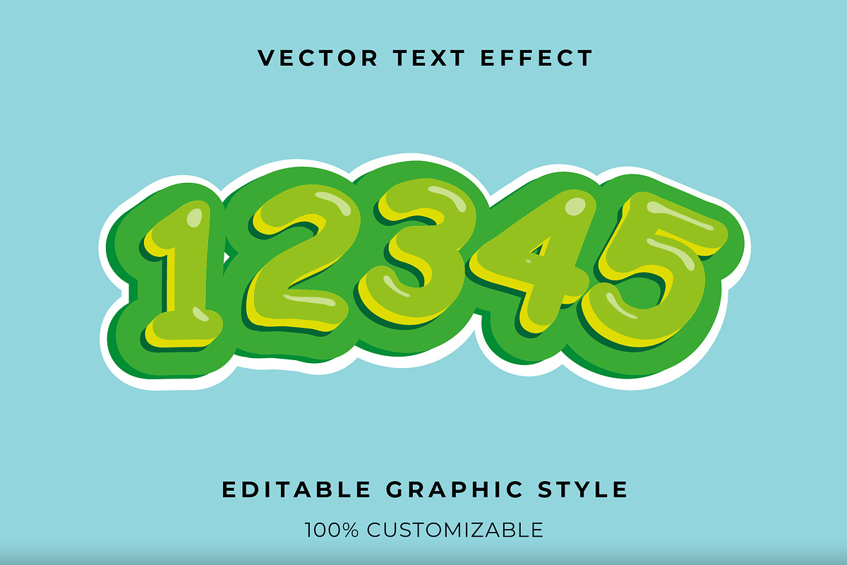 Playful Cartoon Bubble Text Effect preview 2