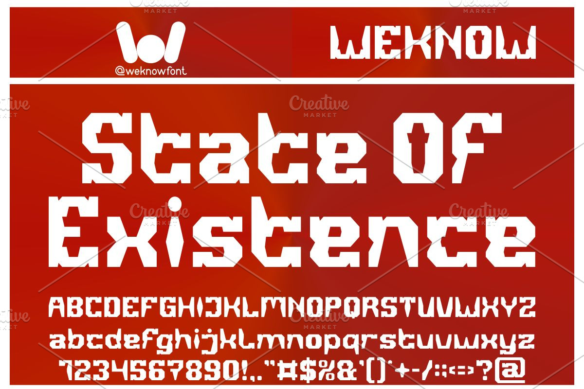 Change Effect font, a Font by weknow (Photo 5 of 8)