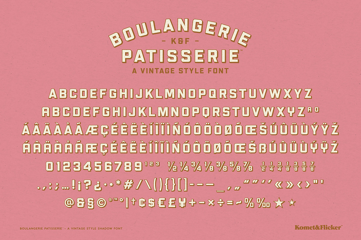Boulangerie Patisserie, a Sans Serif Font by Komet & Flicker (Photo 14 of 14)