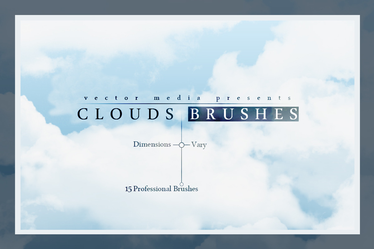 Clouds Brushes, a Brush Add-On by VectorMedia (Photo 1 of 5)