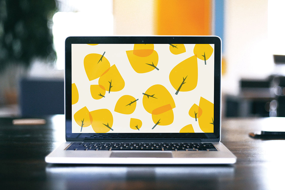 Fallpapers 6-Pk Themed Wallpapers, an Object Graphic by courtcald (Photo 3 of 7)