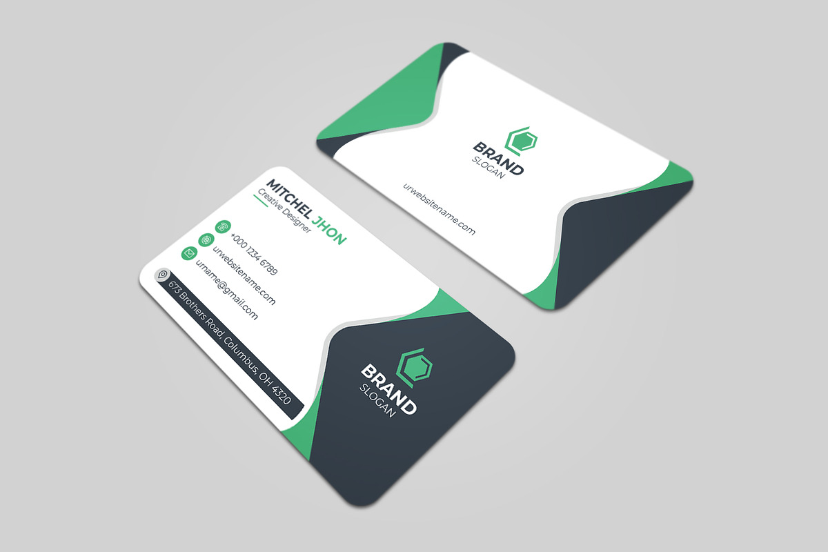 Creative & Modern Business Card, a Business Card Template by GFXCity (Photo 2 of 4)