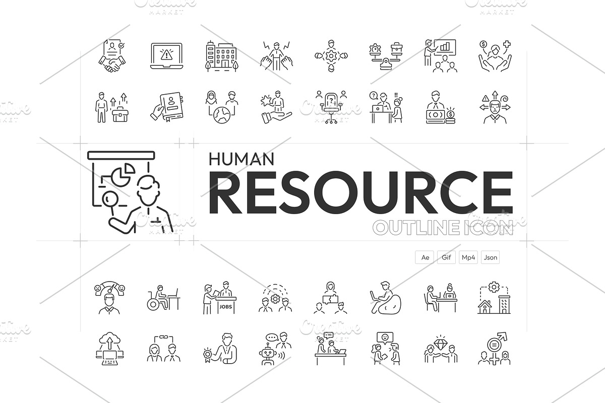 HR Animated Icon Collection