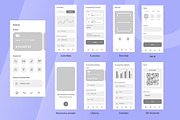 Payment Wireframe Apps, a Websites & App Template by INSPR STD (Thumbnail 3 of 6)