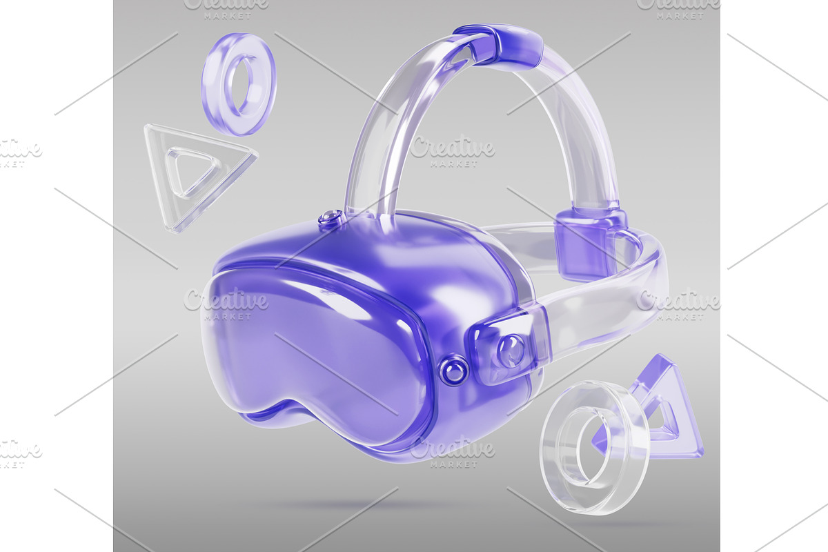 Holographic VR game metaverse, an Object 3D Model by Marozhkastudio