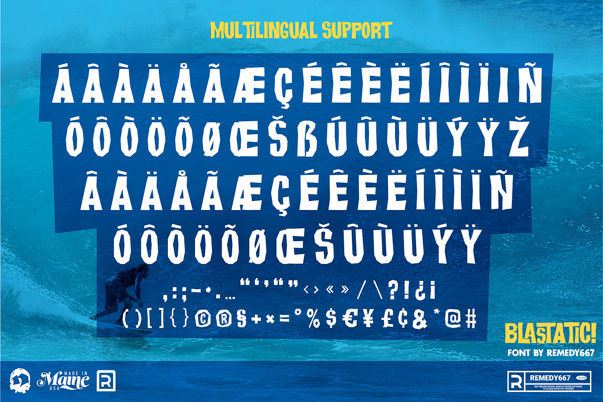 Blastatic! - Modern Font, a Font by Remedy667 (Photo 6 of 8)