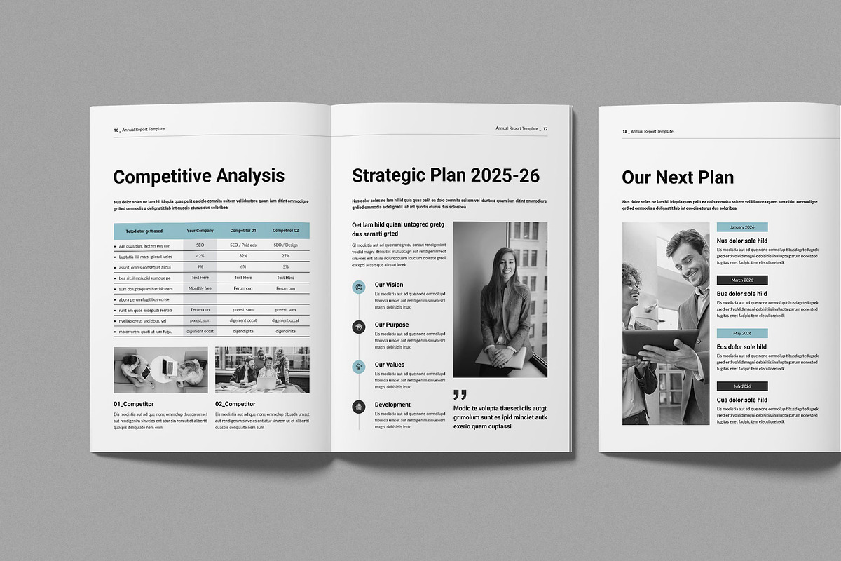 Annual Report Template preview 7